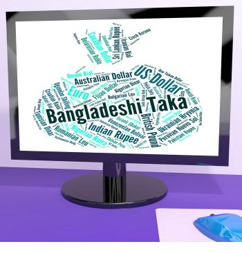 Bangladeshi Taka Represents Foreign Currency And Currencies