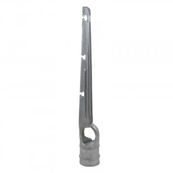 2 1/2" x 1 5/8" Vertical Straight Barb Wire Arm 3-Strand (Fits 2 3/8 ...