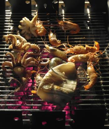 Barbecued Seafood