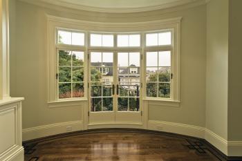 Custom Bowed-Bay Door And Sidelites by Blue Ox Millworks ...