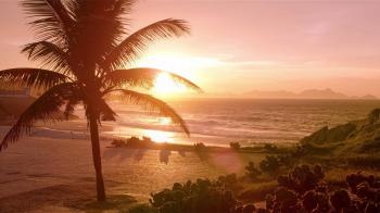 Empty Ipanema beach at sunset - YouTube