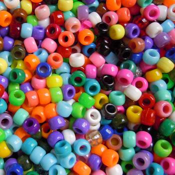 Amazon.com: COLORFUL COLOR MIX CROW BEADS PONY BEADS: Arts, Crafts ...