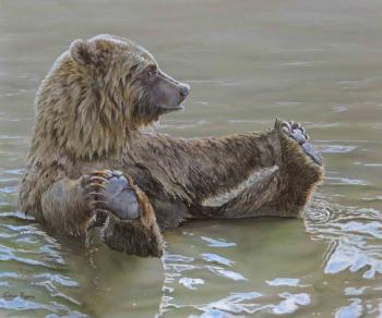 Bathing Bear - Valerie Rogers
