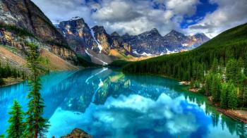 Beautiful blue lake wallpaper | (172444)