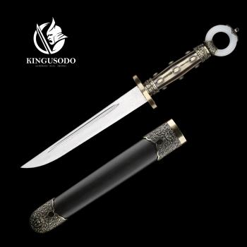 Swords And Daggers, Pattern Steel Full Tang Small Dagger Sheath | eBay