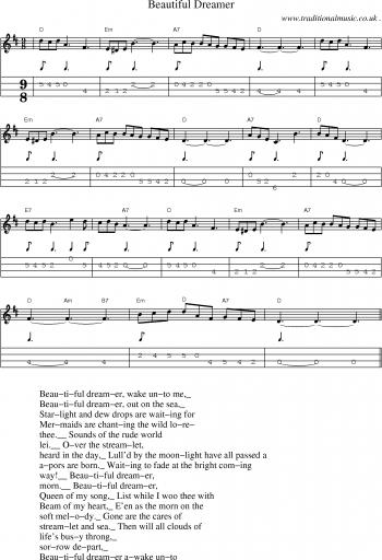 American Old-time music, Scores and Tabs for Mandolin - Beautiful ...