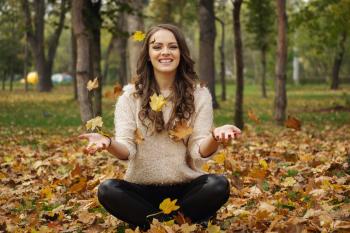Beautiful Girl In The Park Smiling Free Stock Photo - Public Domain ...