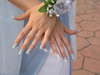 Beautiful Hands in Blue