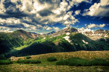 Mountains: Mountains Blue Sky Nature Beautiful View Mountain Sunrise ...