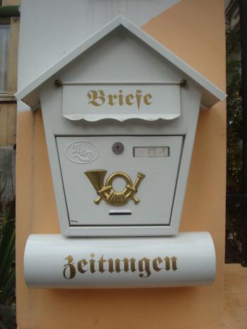 Beautiful post box