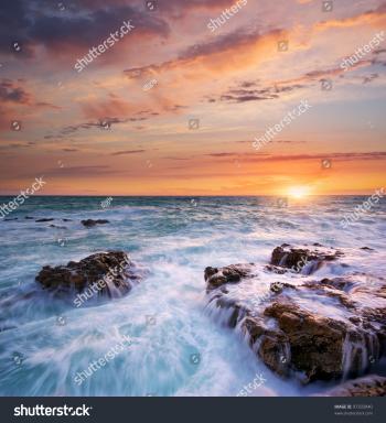 Beautiful Seascape Composition Nature Stock Photo & Image (Royalty ...