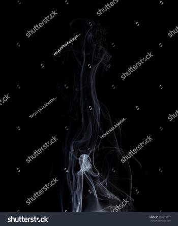 High Resolution Beautiful Smoke On Black Stock Photo (Royalty Free ...