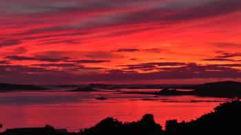 The Most Beautiful Sunset and Red Sky in The World Ever - Isles of ...