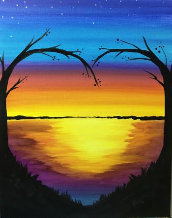 PAINT NIGHT – BEAUTIFUL SUNSET!