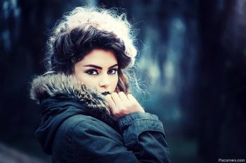 Beauty In Black Background Girls Wallpaper - PixCorners