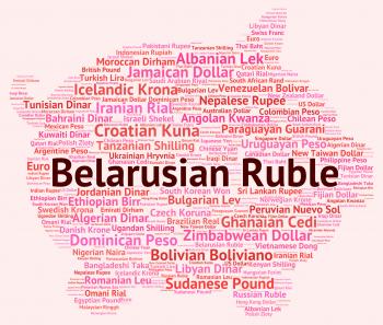 Belarusian Ruble Shows Worldwide Trading And Byr