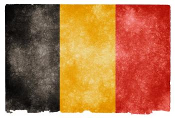 Belgium Grunge Flag