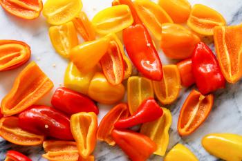 Grilled Mini Sweet Peppers with Goat Cheese | The Pioneer Woman