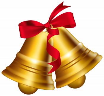 Christmas Bells with Bow PNG Clip Art Image | Gallery Yopriceville ...