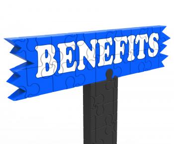 Benefits Shows Bonus Perks Or Rewards