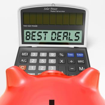 Best Deals Calculator Means Great Buy And Savings