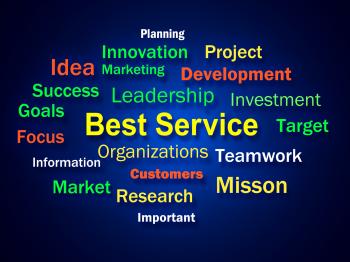 Best Service Brainstorm Shows Steps For Delivery Of Services