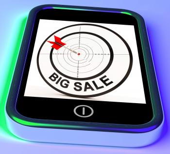 Big Sale On Smartphone Shows Special Promotion