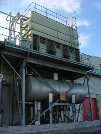 Big Tank on Ammonia Refrigeration Plant