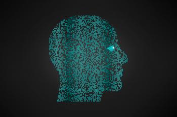 Binary Head - Artificial Intelligence Concept