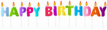 Happy Birthday Candles PNG Clip Art Image | Gallery Yopriceville ...