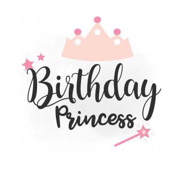 Birthday Girl SVG clipart Birthday girl Quote Word Art