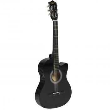 Best Choice Products 38in Beginners Acoustic Cutaway Guitar w/ Case ...