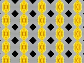 Black and yellow pattern