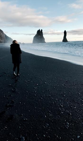 Waterfalls, Glacier & Black Sand Beach | South Coast Day Tour