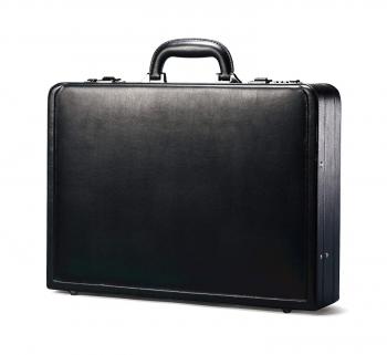 Amazon.com: Samsonite Bonded Leather Attache, Black