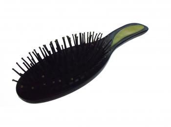 black hair brush