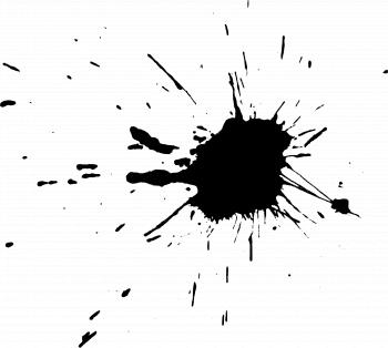 20 Black Paint Splatters (PNG Transparent) Vol. 1 | OnlyGFX.com
