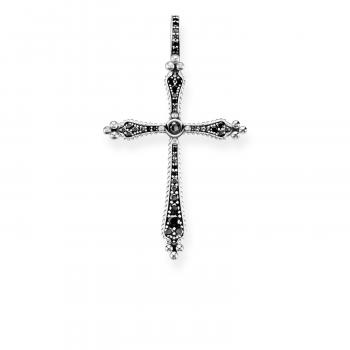 pendant "Royalty Cross Black Stones" – PE764 – Women – THOMAS SABO ...