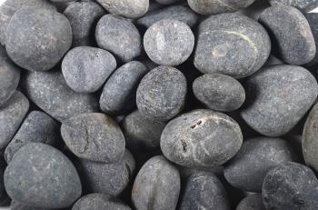 Black Mexican Beach Pebbles - Dirt Depot inc