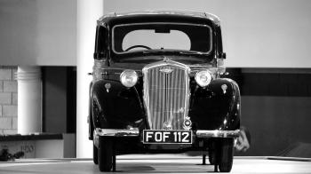 Black Vintage Car