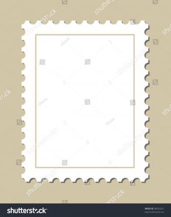 Blank Stamp Template Stock Vector 98525261 - Shutterstock