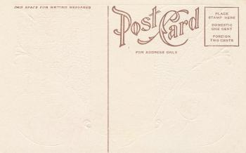 Blank Vintage Postcard - Circa 1910s