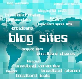 Blog Sites Represents Host Domain And Text