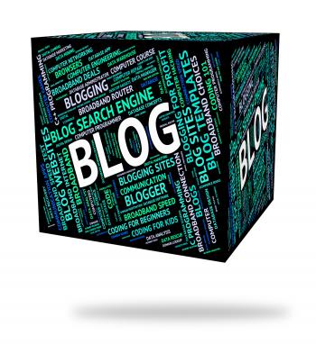 Blog Word Means Words Blogger And Blogging