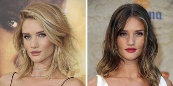 26 Celebrities with blonde vs. brown hair
