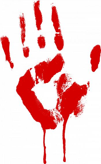 5 Red Bloody Handprint (PNG Transparent) | OnlyGFX.com