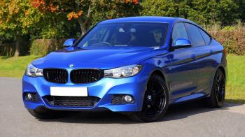 Blue BMW