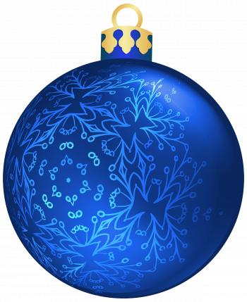 Blue Christmas Ball PNG Clipart - Best WEB Clipart