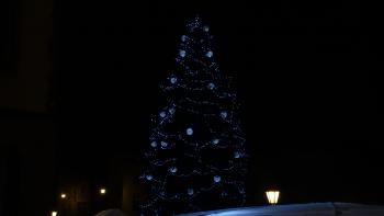 Blue Christmas Tree Lights