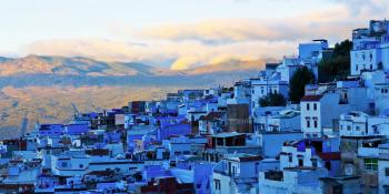 The City of Chefchaouen in Morocco is painted blue - INSIDER